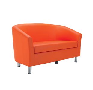 Jemini Tub Sofa Polyurethane Orange KF70359