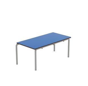 Titan Crush Bent Frame Table 1100x550x460mm Blue/Grey KF70453