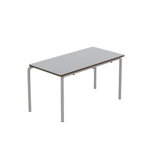 Titan Crush Bent Frame Table 1100x550x590mm Grey KF70467