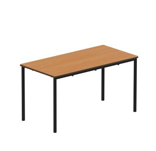 Titan Fully Welded Frame Table 1200x600x640mm Beech/Black KF70472