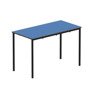 Titan Fully Welded Frame Table 1100x550x460mm Blue/Black KF70484