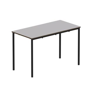 Titan Fully Welded Frame Table 1100x550x530mm Grey/Black KF70490