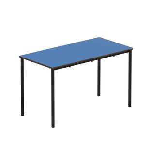 Titan Fully Welded Frame Table 1100x550x590mm Blue/Black KF70500