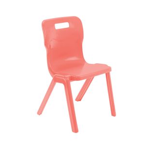 Titan One Piece Retold Chair Size 5 470x500x770mm Coral KF70507