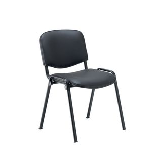 Jemini Ultra Multipurpose Stacking Chair Polyurethane Black KF72903