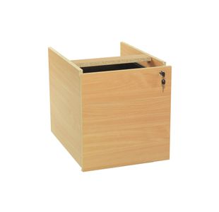 Jemini 2 Drawer Fixed Pedestal 400x550x450mm Beech KF73504