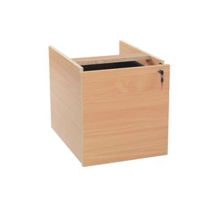 Jemini 3 Drawer Fixed Pedestal 400x550x450mm Beech KF73506