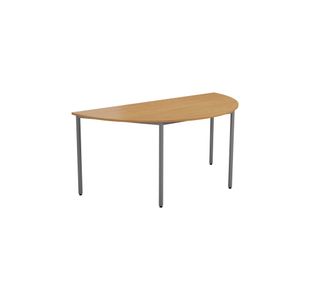 Jemini Semi Circular Multipurpose Table 1600x800x730mm Nova Oak KF74400