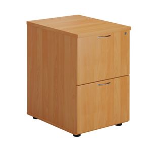 First 2 Drawer Filing Cabinet 464x600x710mm Beech KF74515