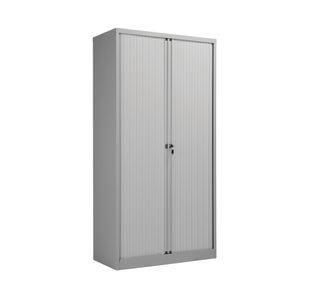 Bisley Tambour Unit 1000x470x1985mm Grey Shelves Not Included BY74774