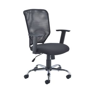 First High Back Task Chair 600x600x940-1030mm Mesh Back Black KF74832