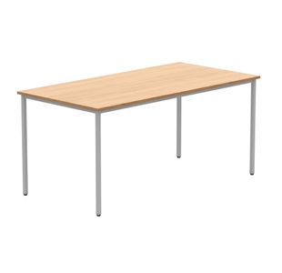 Astin Rectangular Multipurpose Table 1600x800x730mm Norwegian Beech/Silver KF77735