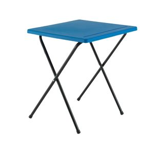 Titan Folding Exam Desk 600x600x710mm Polypropylene Blue KF78652