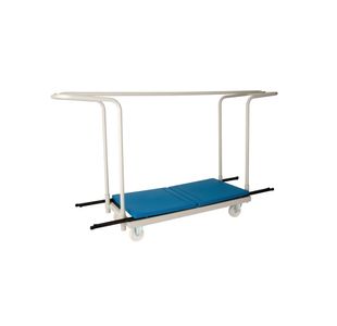 Titan Folding Exam Desk Trolley 40 Capacity 2200x600x1230mm KF78656