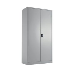 Talos Double Door Stationery Cupboard 920x420x1790mm Grey TCSDDC1790GR