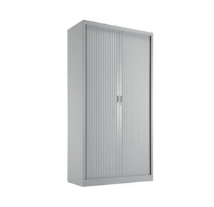 Talos Side Opening Tambour Unit 1000x450x1950mm Grey TCSOT1950GR