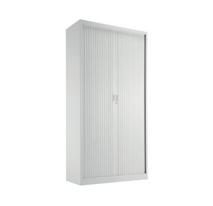 Talos Side Opening Tambour Unit 1000x450x1950mm White TCSOT1950WH