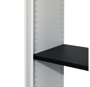 Talos Shelf Fitment 930x370x35mm Black For Talos Stationery Cupboards KF78775