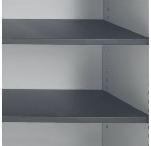 Talos Tambour Unit Black Shelf 850x380x20mm For Talos Side Opening Tambour Unit Cupboards KF78776