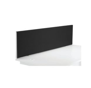 Jemini Straight Desk Mounted Screen 1800x25x400mm Black KF79002