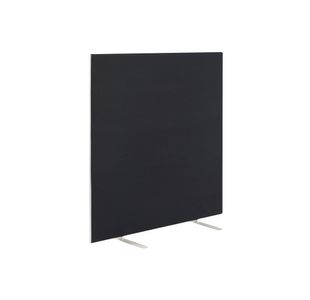 Jemini Floor Standing Screen 1600x25x1600mm Black KF79012