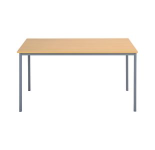 5 Star Modara Multipurpose Table 1500x800x730mm Oak/Silver KF79851