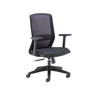 Arista Digby High Back Executive Chair 670x630x945-1065mm Mesh Back Black KF79886