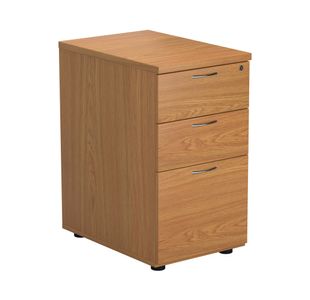 First 3 Drawer Desk High Pedestal 404x800x730mm Nova Oak KF79931