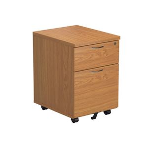 First 2 Drawer Mobile Pedestal 404x500x595mm Nova Oak KF79990