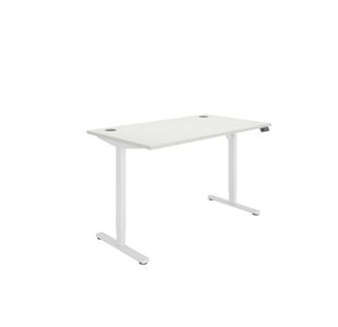 Astin Economy Sit/Stand Height Adj Desk 1400x800 Arctic Wht KF800016