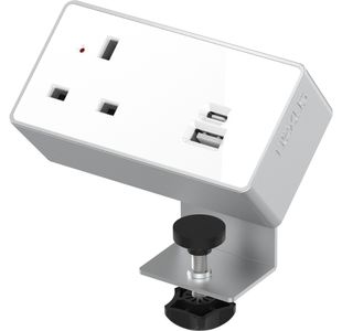 Astin Nexus On Desk Power Bundle 590x900x1050mm White KF800021