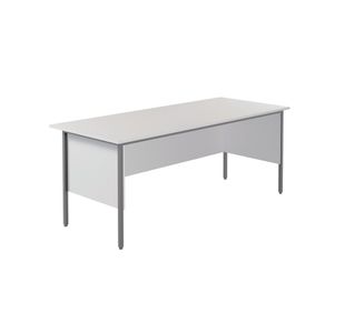 5 Star Modara Rectangular Desk 1800x750x730mm White KF800024