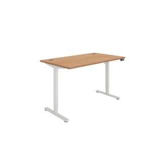 Polaris SM Sit/Stand Height Adjustable Desk 1400x800 Bch/Wht KF800089