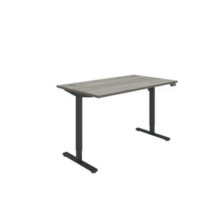 Polaris SM Sit/Stand Height Adjustable Desk 1400x800 GOak/Blk KF800090