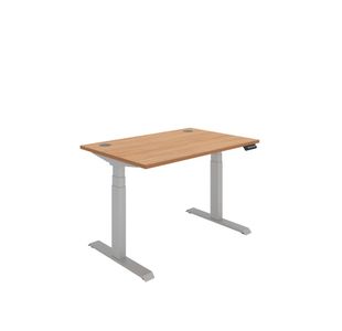 Polaris DM Sit/Stand Height Adjustable Desk 1200x800 Bch/Slv KF800098
