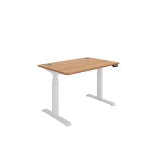 Polaris DM Sit/Stand Height Adjustable Desk 1200x800 Bch/Wht KF800099