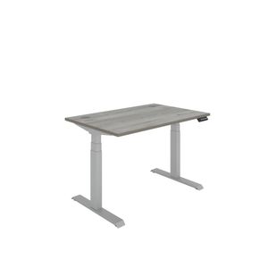 Polaris DM Sit/Stand Height Adjustable Desk 1200x800 GOak/Slv KF800101