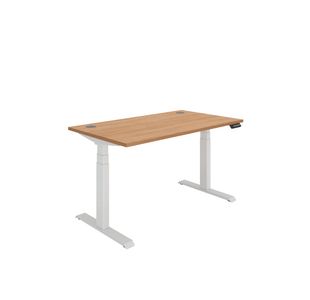 Polaris DM Sit/Stand Height Adjustable Desk 1400x800 Bch/Wht KF800112