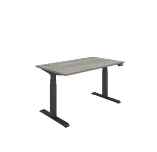 Polaris DM Sit/Stand Height Adjustable Desk 1400x800 GOak/Blk KF800113