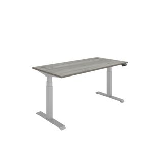 Polaris DM Sit/Stand Height Adjustable Desk 1600x800 GOak/Slv KF800126