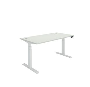 Polaris DM Sit/Stand Height Adjustable Desk 1600x800 Wht KF800133