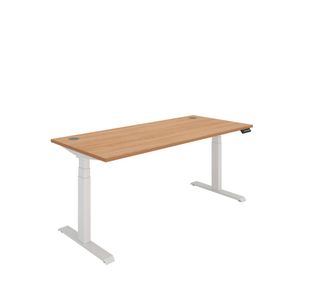 Polaris DM Sit/Stand Height Adjustable Desk 1800x800 Bch/Wht KF800136