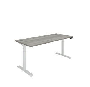 Polaris DM Sit/Stand Height Adjustable Desk 1800x800 GOak/Wht KF800139