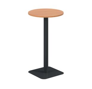 5 Star Forge High Round Table 600mm Beech/Black KF800146