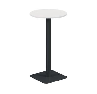 5 Star Forge High Round Table 600mm White/Black KF800151