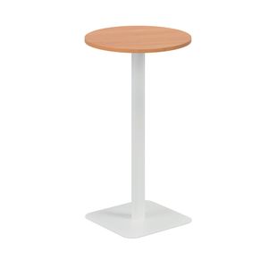 5 Star Forge High Round Table 600mm Beech/White KF800158