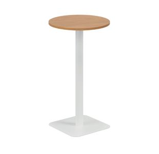 5 Star Forge High Round Table 600mm Nova Oak/White KF800161
