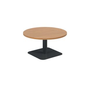5 Star Forge Low Round Table 800mm Nova Oak/Black KF800171
