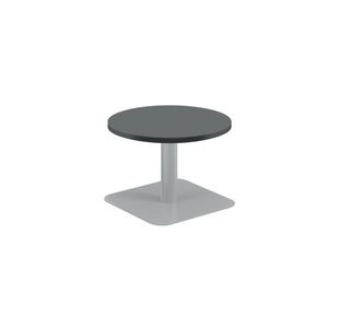 5 Star Forge Low Round Table 600mm Black/Silver KF800174