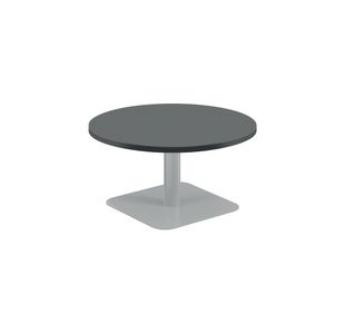 5 Star Forge Low Round Table 800mm Black/Silver KF800180